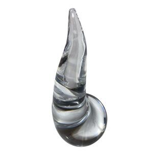 Signed Kosta Boda ART GLASS SEAL SEA LION PAPERWEIGHT 5-1/2"- PAUL HOFF